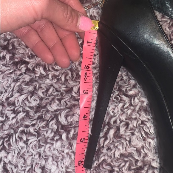 Rachel Zoe black t-strap heels - Picture 8 of 9